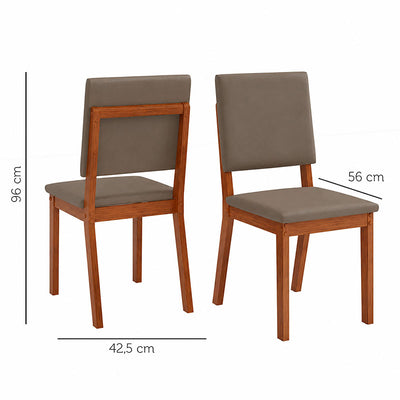 Comedor Celeste Talia 4 Sillas