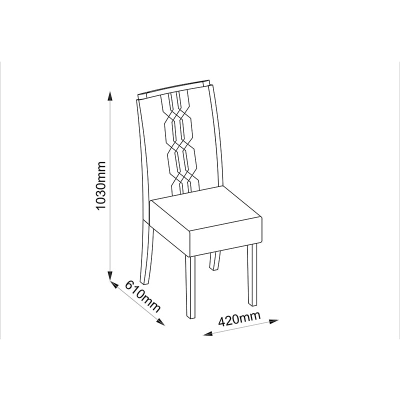 Comedor Dulce Zoe 6 Sillas