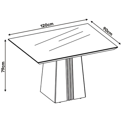 Comedor Italia Lia 4 Sillas