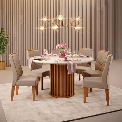 Comedor Viena Lidia 6 Sillas