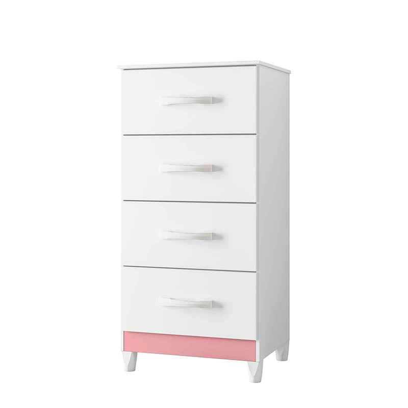 Cómoda Mobi 4 Cajones Blanco