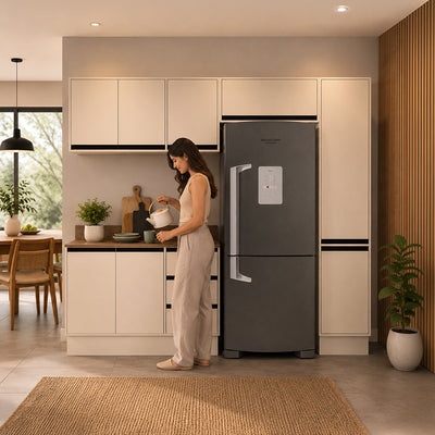 Cocina Modular Koya Premier 8 Puertas 3 Cajones Beige