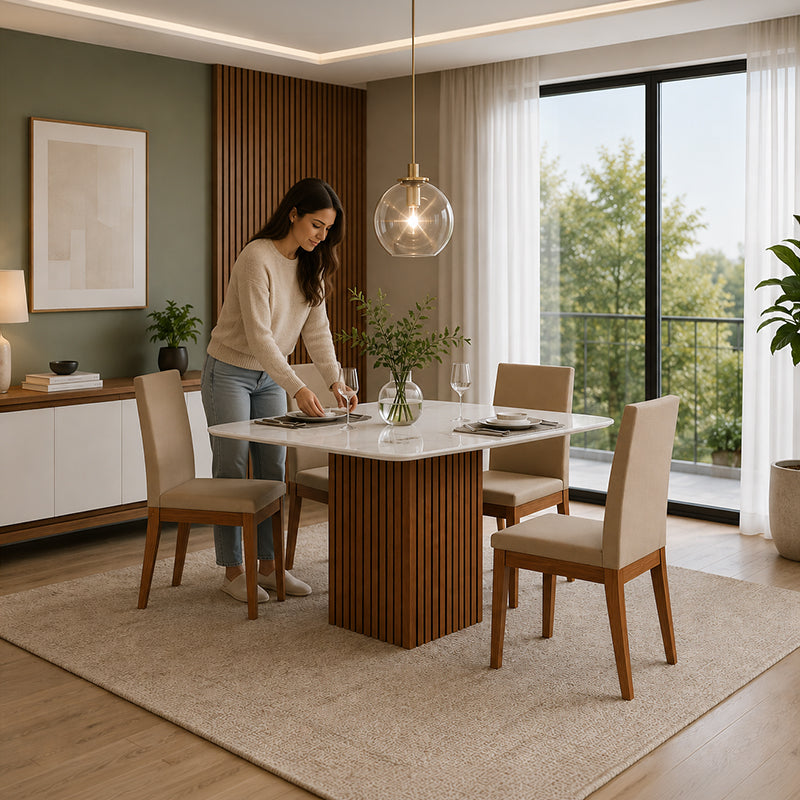 Comedor Canes Suzy 4 Sillas