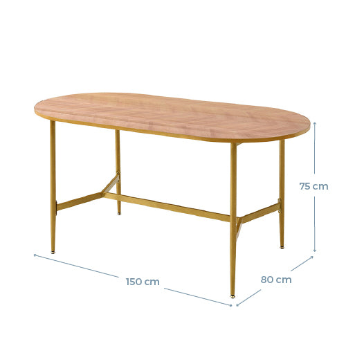 Mesa De Comedor Ovalada Namaste