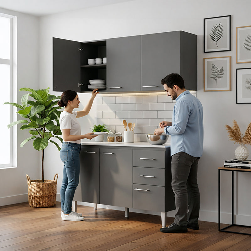 Mueble Base Opie Grafito 120