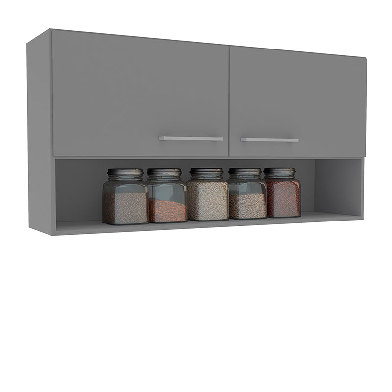 Mueble Aéreo New Evandro Grafito 1o5 Cm