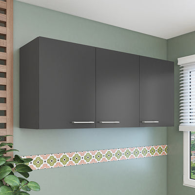 Mueble Aéreo Opie Grafito 12o Cm