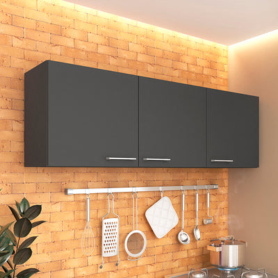 Mueble Aéreo Opie Grafito 140
