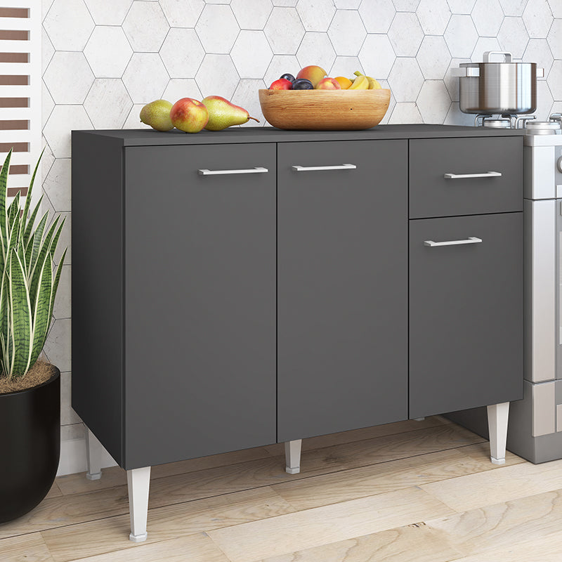 Mueble Base Evandro Grafito 105