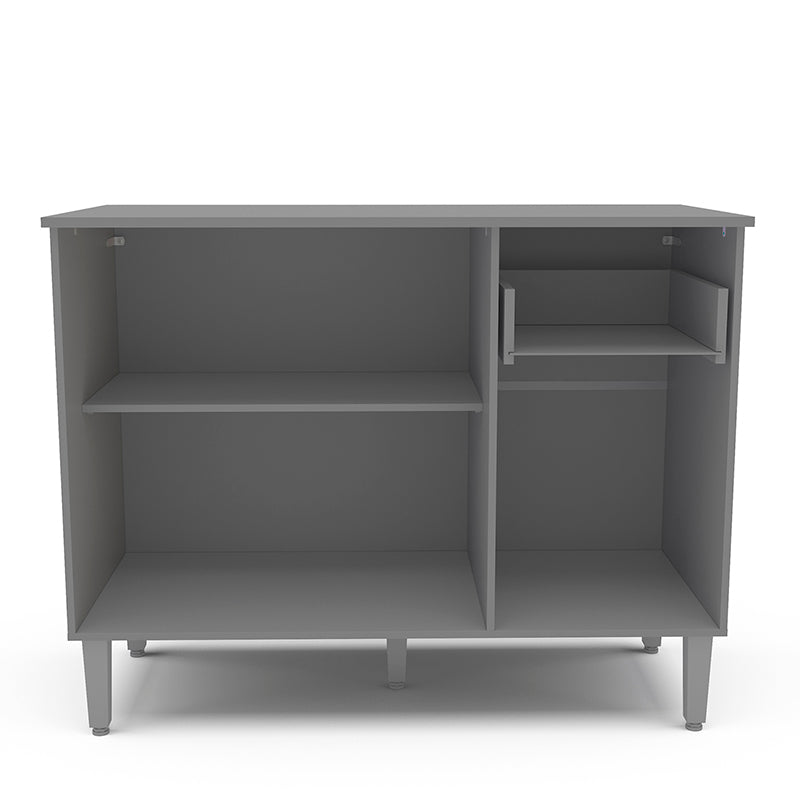 Mueble Base Evandro Grafito 105 Cm