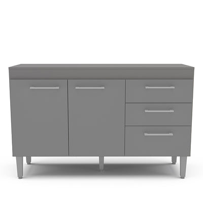 Mueble Base New Opie Grafito 120 Cm