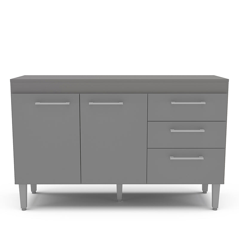 Mueble Base New Opie Grafito 120 Cm