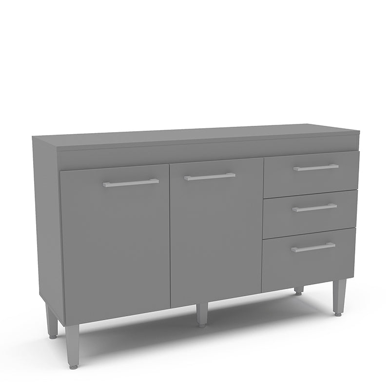 Mueble Base New Opie Grafito 120 Cm