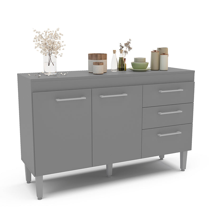 Mueble Base New Opie Grafito 120 Cm