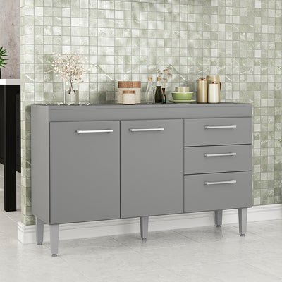 Mueble Base New Opie Grafito 120 Cm