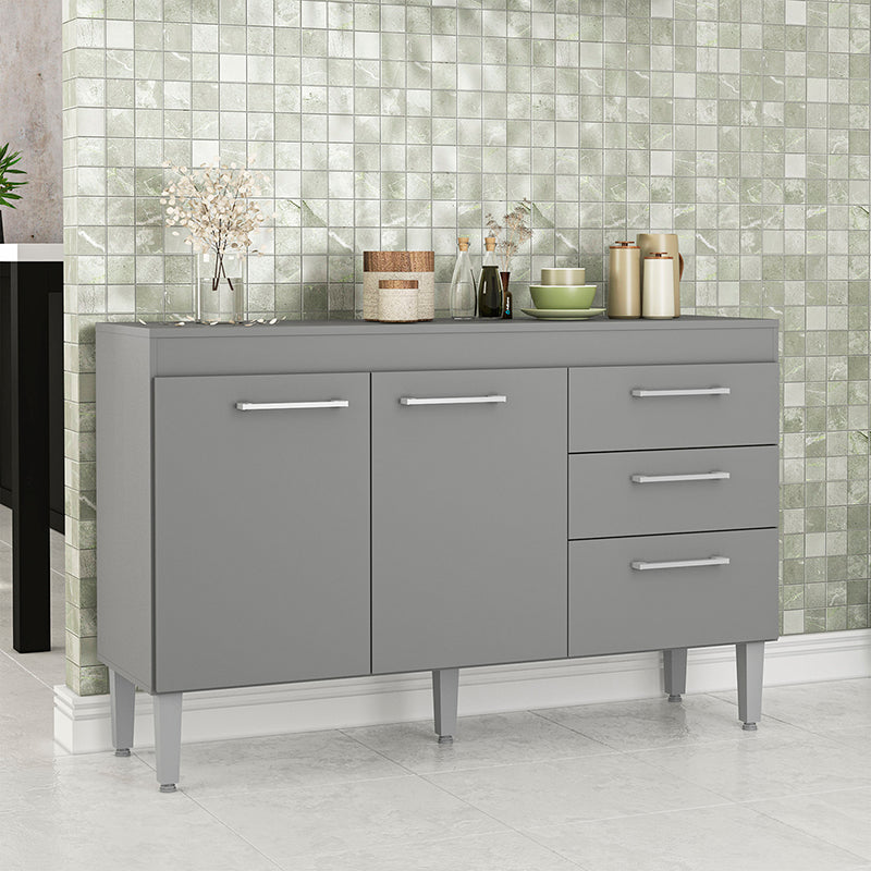 Mueble Base New Opie Grafito 120 Cm