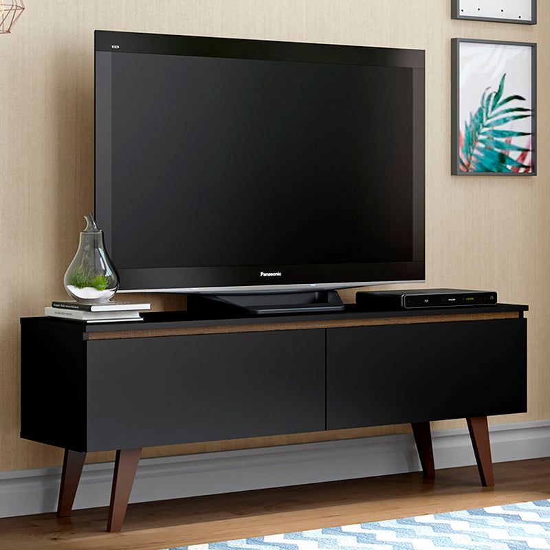 Rack TV Le Mans Oscuro 2 Puertas Hasta TV de 55"