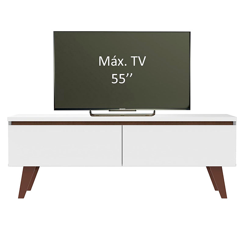 Rack TV Le Mans Claro 2 Puertas Hasta TV de 55"