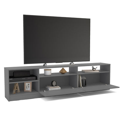 Rack TV Moyan Gris 2 Puertas Hasta TV de 75"
