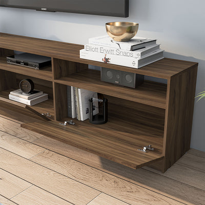 Rack TV Moyan Rustic 2 Puertas Hasta TV de 75"