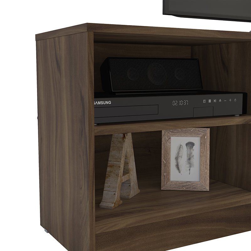 Rack TV Moyan Rustic 2 Puertas Hasta TV de 75"