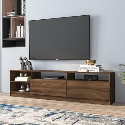 Rack TV Moyan Rustic 2 Puertas Hasta TV de 75"