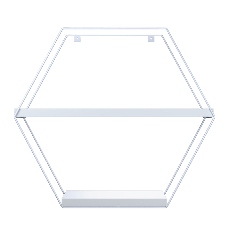 Repisa Hexagonal Total Blanco
