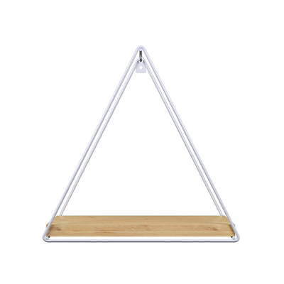 Repisa Triangular Pino Blanco 25x10x25