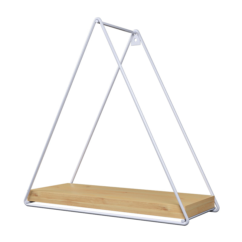 Repisa Triangular Pino Blanco 25x10x25