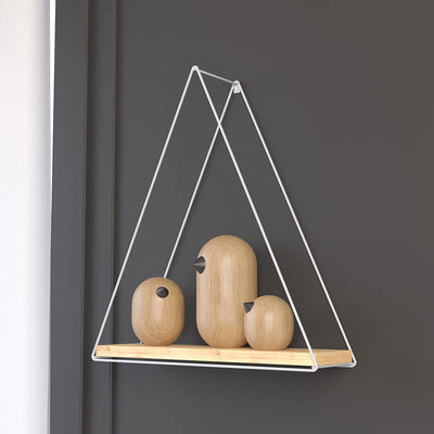 Repisa Triangular Pino Blanco 37x10x40