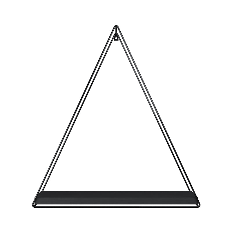 Repisa Triangular Total Negro 37x10x40