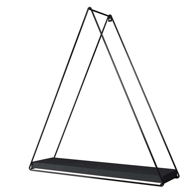 Repisa Triangular Total Negro 37x10x40