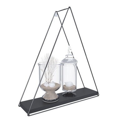 Repisa Triangular Total Negro 37x10x40