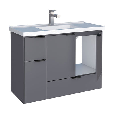 Vanitorio Aéreo Orquedea 80 Gris