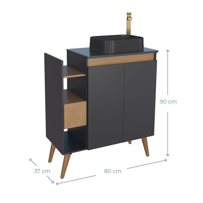 Vanitorio Lotus 80 Oscuro