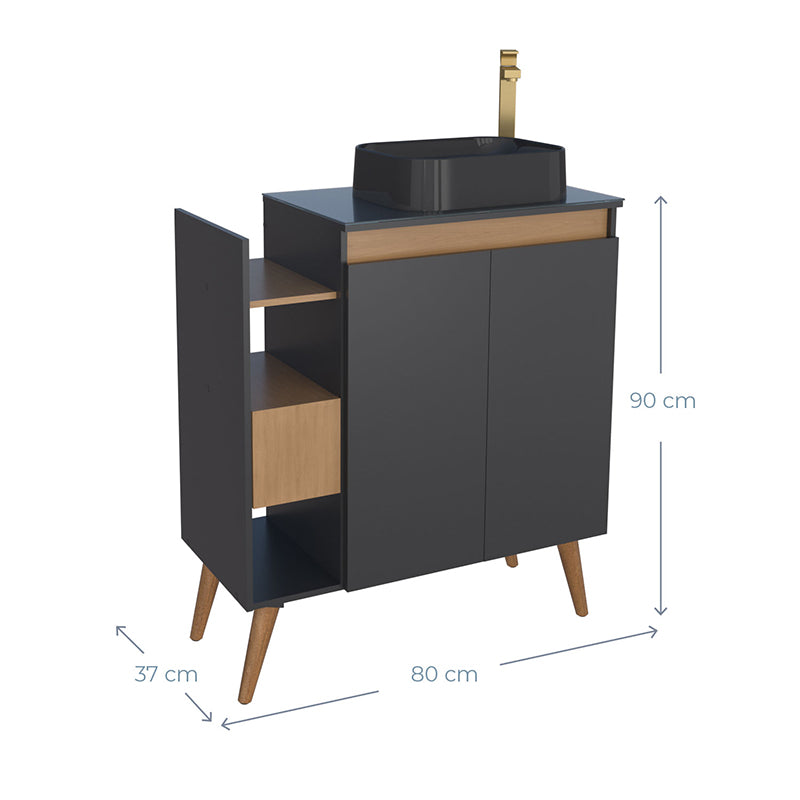 Vanitorio Lotus 80 Oscuro