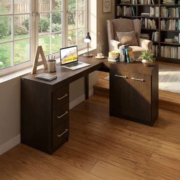 Escritorio New Llaima en ambiente decorado – mesa de trabajo moderna