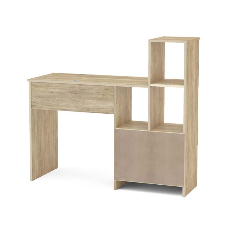 Escritorio León Paris mesa de estudio organizada