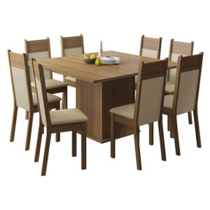 Comedor Clarice Beige 8s