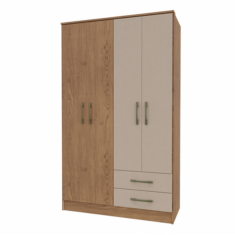 Closet Pequim Bicolor 4P 2C - Imagen 4