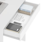 Detalle del cajón Escritorio New Sparrow – almacenamiento práctico