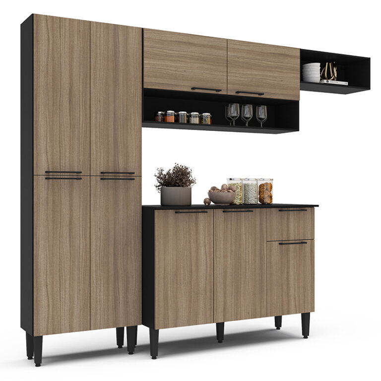 Distribución modular de cocina – organización y almacenamiento