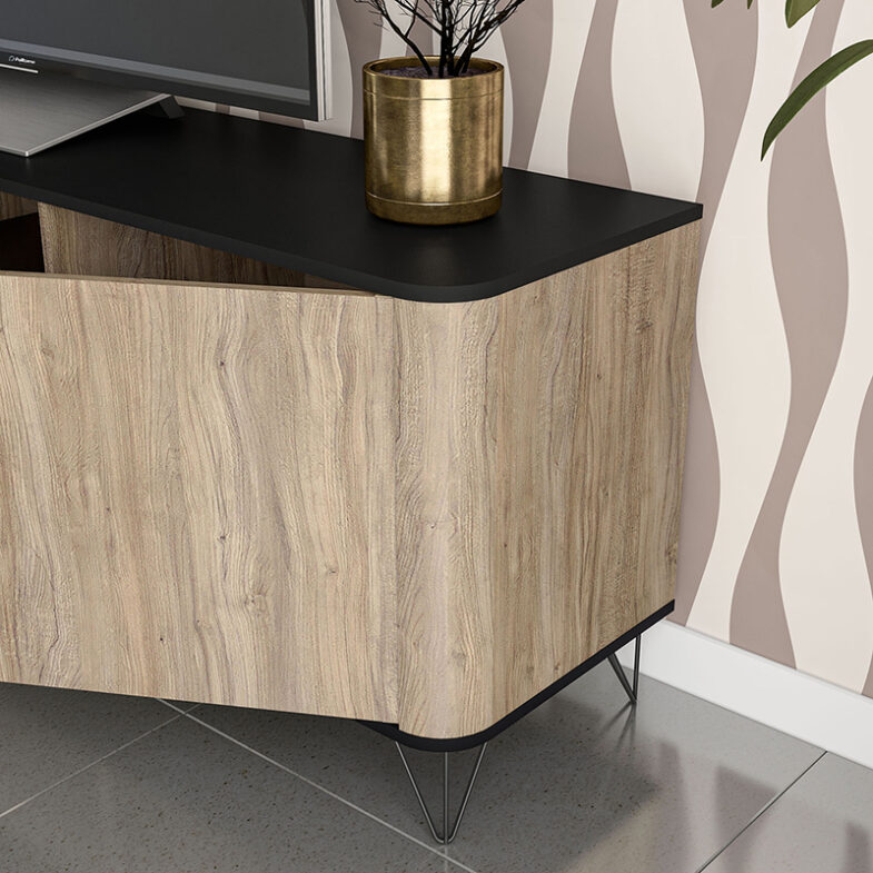 Rack Cartagen Rustic Dark 2p - Imagen 4