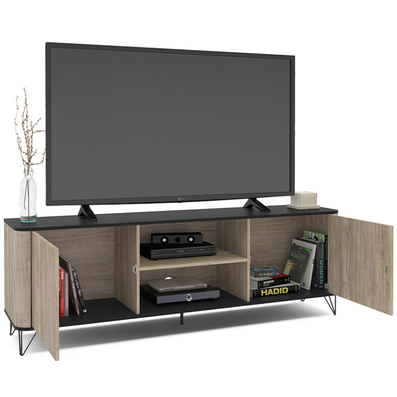 Rack Cartagen Rustic Dark 2p - Imagen 3