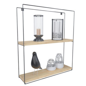 Repisa Cuadrada Pino Black