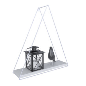 Repisa Triangular Total White 37x10x40