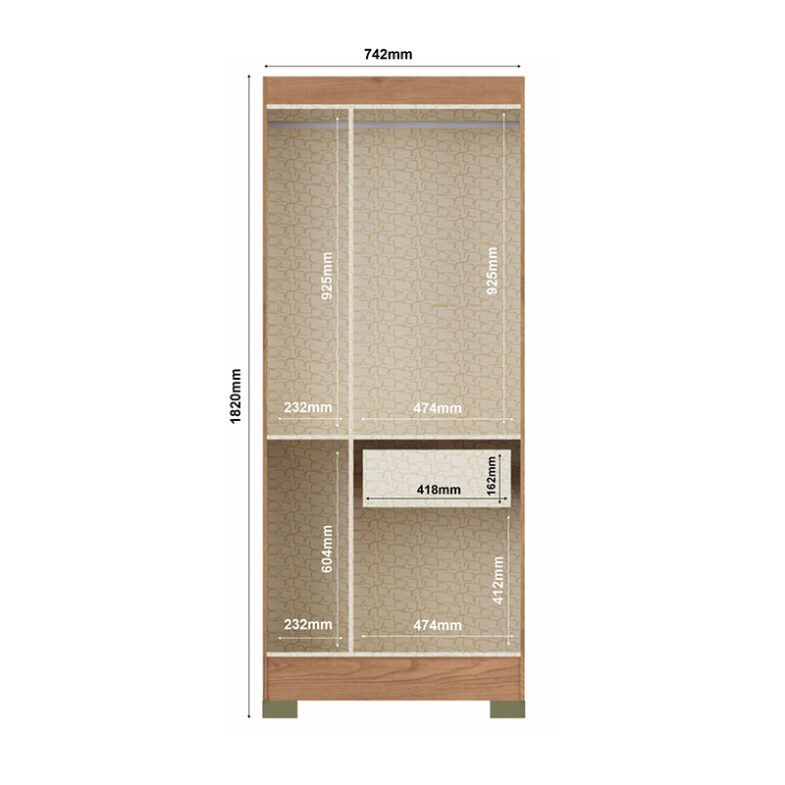CLOSET ROMA LIGHT 3P - Imagen 5