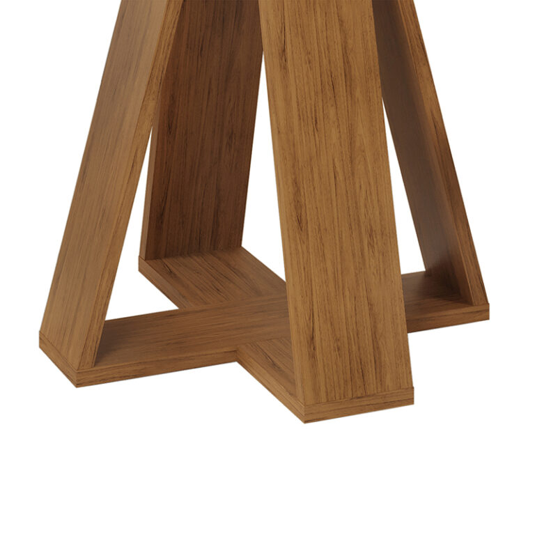 Detalle mesa Comedor Celeste Talia 4S – superficie MDF/MDP