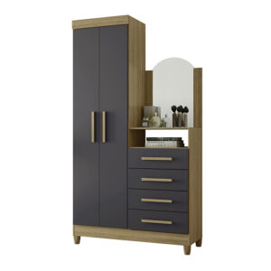 COMODA CAPRI GREY 2P y 4C