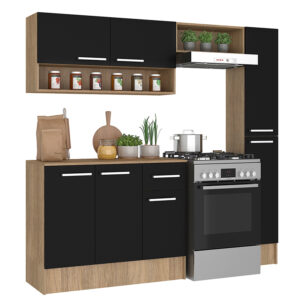 Cocina Modular Madri Simple Negro